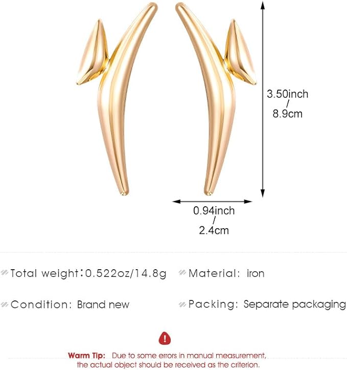 Gold and Silver Earrings for Women Trendy Dangle and Stud Jewelry