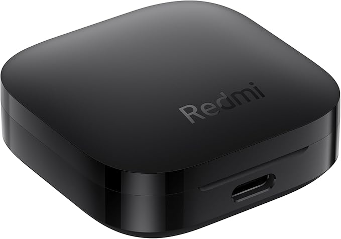 Xiaomi Redmi Buds 6 Active AI Wireless Earphones, Noise-Canceling Calls, Bluetooth 5.4, Low Latency, Deep Bass, Google Fast Pair, Fast Charging, USB Type-C, 36-Hour Battery Life, Lightweight, Black