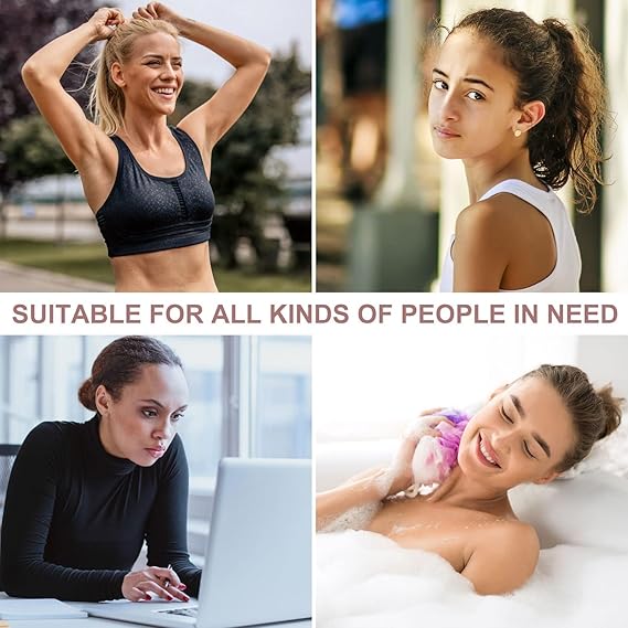 35PCS Hair Ties for Women, Smooth and Thick Black Hair Bands, Durable Elastic Hair Ties for Secure Ponytail Holding (Natural Colors)