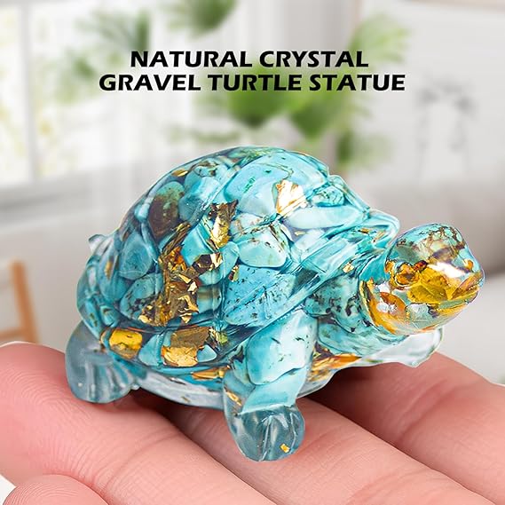 Coastal Beach House Decor, Beach Turtle Wall Decor Statues, Turtle Figurines for Home Art, Room & Bedroom, Sea Garden & Bathroom Decorations, Office Desk Gifts, Green