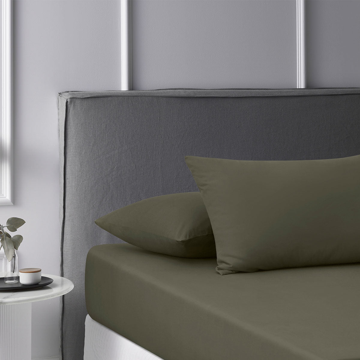 NNEDSZ Accessorize Caramel Washed Cotton Fitted Sheet Set King